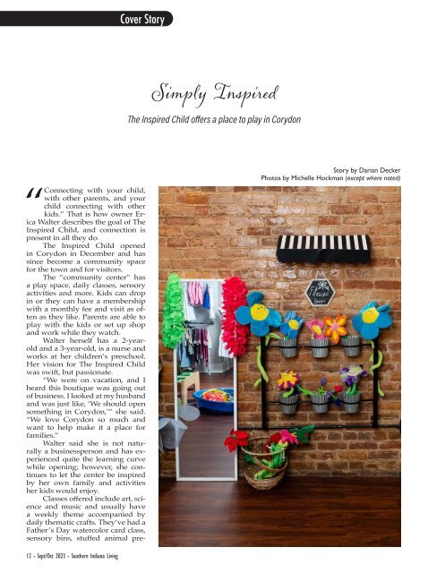 Southern Indiana Living Magazine - Sept / Oct 2023