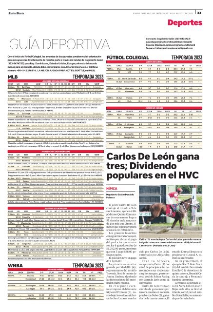 Guía Deportiva 30-08-2023