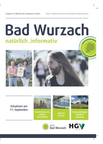 30.08.2023 Bürger- und Gästeinformation Bad Wurzach