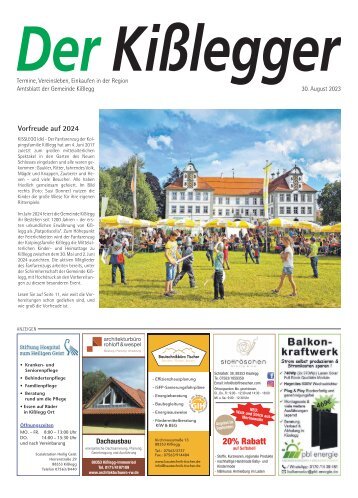30.08.2023 Der Kißlegger