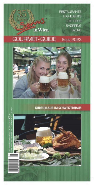 Servus in Wien - September 2023 - Sonderausgabe Schweizerhaus