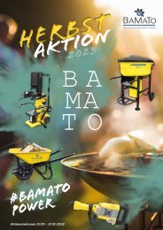 BAMATO Herbst-Aktion - Händler-Special