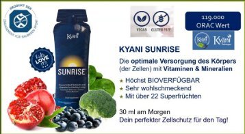 Wilde Blaubeeren im Zusammenspiel mit Superfoods für Ihre Gesundheit!  Gesundheit beginnt in der Zelle! Exclusiv bei  Kyäni Thüringen!