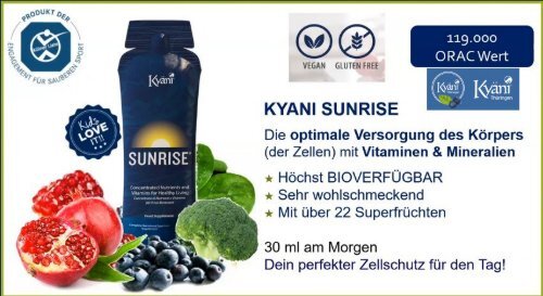 Wilde Blaubeeren im Zusammenspiel mit Superfoods für Ihre Gesundheit!  Gesundheit beginnt in der Zelle! Exclusiv bei  Kyäni Thüringen!