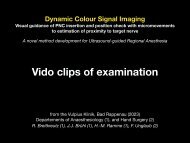 Dynamic Colour Signal Imaging Part 2 - Video clips of examination