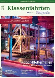 Klassenfahrten Magazin Heft 3/2023