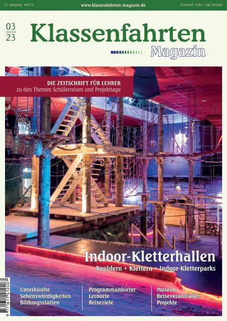 Klassenfahrten Magazin Heft 3/2023