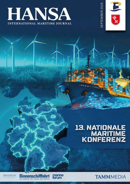 HANSA Sonderpublikation: 13. Nationale Maritime Konferenz 2023 