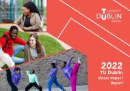 TU Dublin Donor Impact Report 2022 