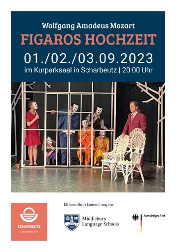 Figaros Hochzeit - Oper Scharbeutz - Programmheft 2023