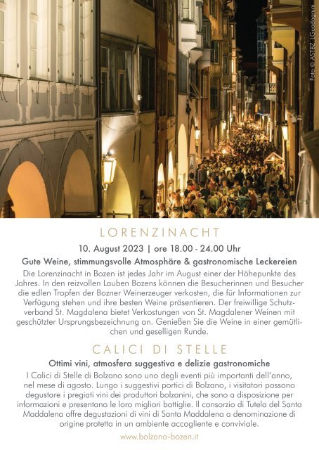 Bar & GourmetGuide Bozen/Bolzano 2023