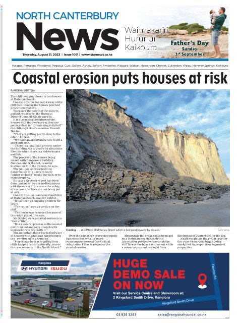 North Canterbury News: August 31, 2023