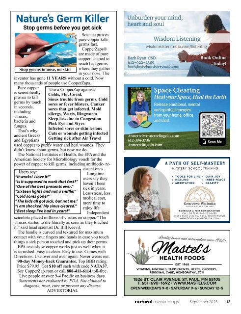 Natural Awakenings Twin Cities September 2023 Issue