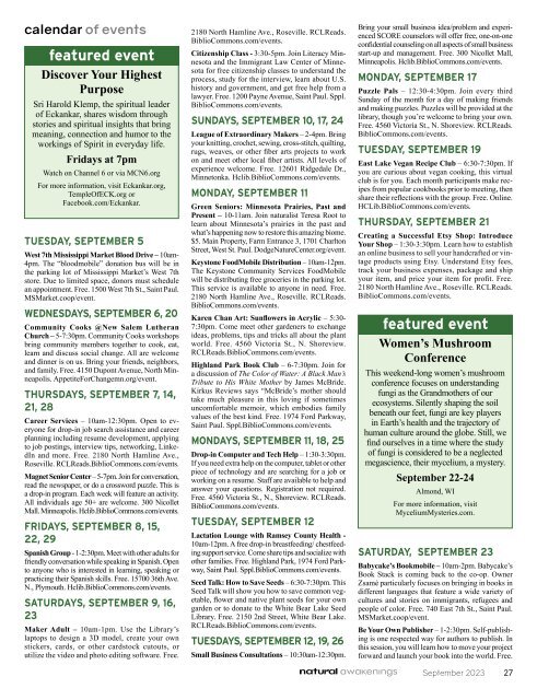 Natural Awakenings Twin Cities September 2023 Issue