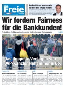 Wir fordern Fairness für die Bankkunden! 