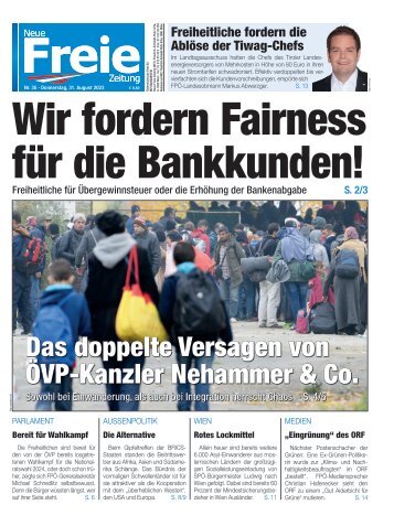 Wir fordern Fairness für die Bankkunden! 