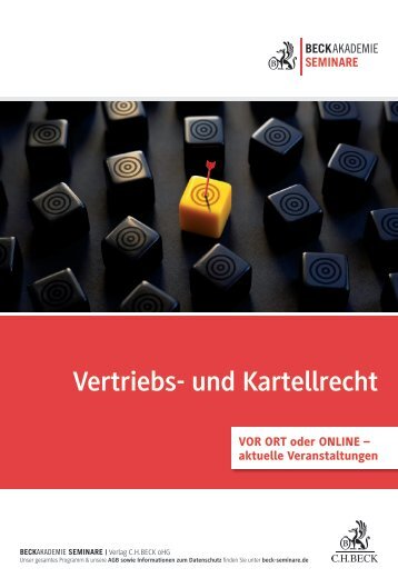 Vertriebs- und Kartellrecht 2023/24