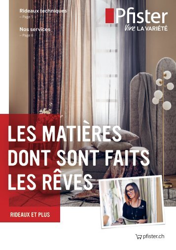 Broschüre Vorhangservice FR