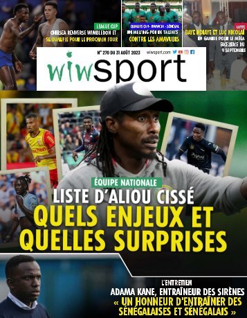 Journal wiwsport n270 - 31 août 2023