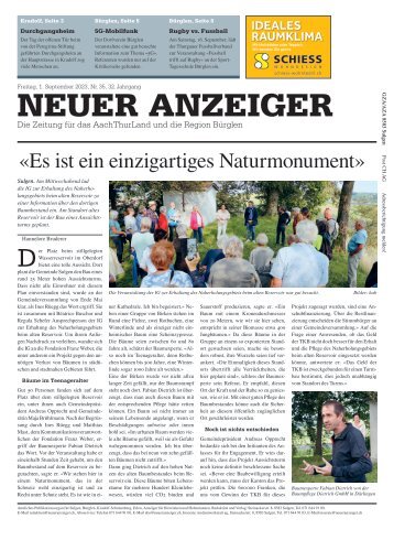 Neuer Anzeiger 1. September 2023