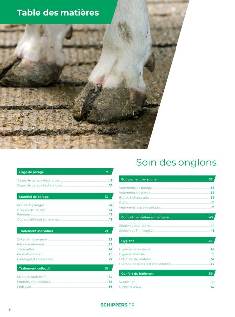 Catalogue Soin des onglons 2023