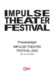 Pressespiegel Impulse Theater Festival 2023