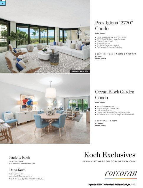 Palm Beach Real Estate Guide SEPT 2023