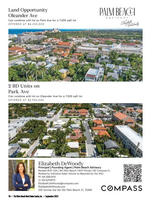 Palm Beach Real Estate Guide SEPT 2023