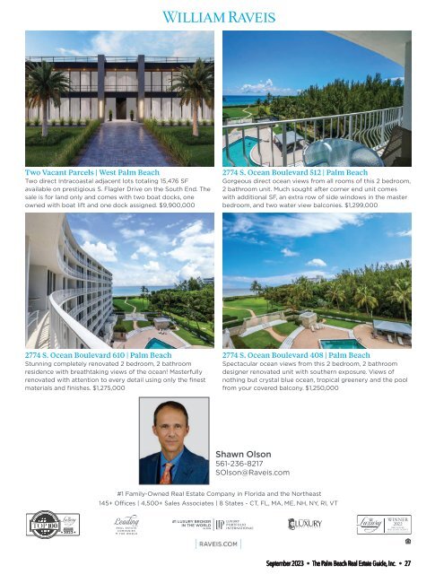 Palm Beach Real Estate Guide SEPT 2023