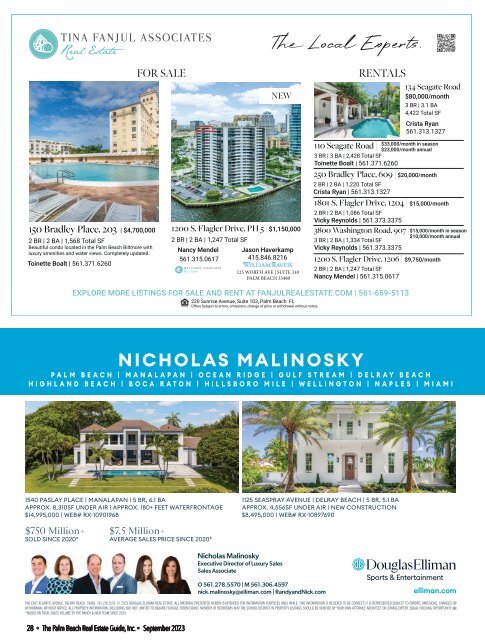 Palm Beach Real Estate Guide SEPT 2023