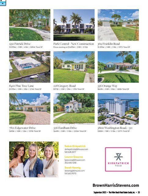 Palm Beach Real Estate Guide SEPT 2023