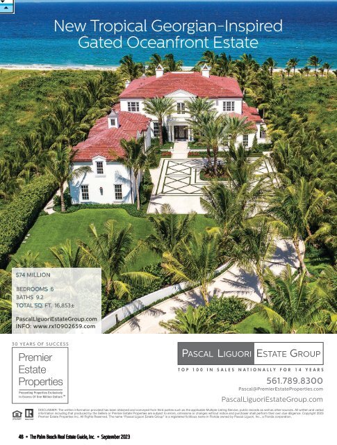 Palm Beach Real Estate Guide SEPT 2023