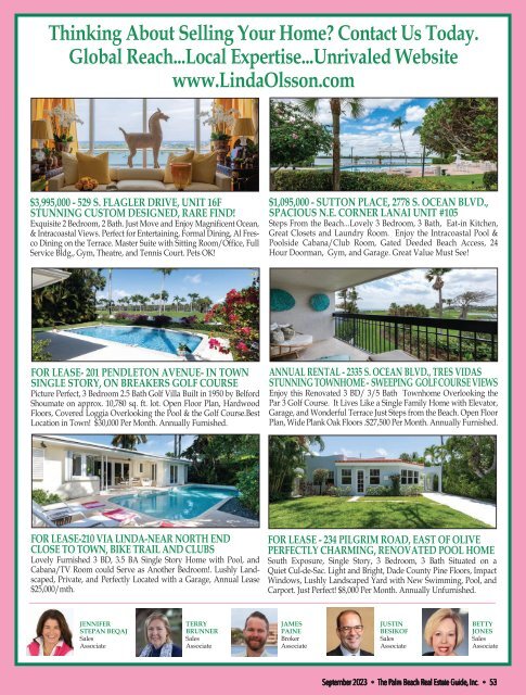 Palm Beach Real Estate Guide SEPT 2023