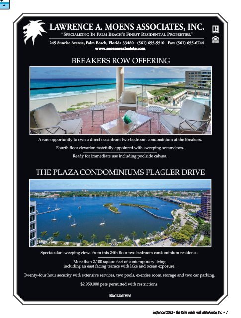 Palm Beach Real Estate Guide SEPT 2023