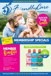 FriendlyCare Pharmacy September Catalogue