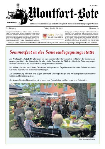 31.08.2023 Montfort-Bote