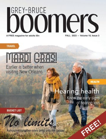 Grey-Bruce Boomers Fall 2023