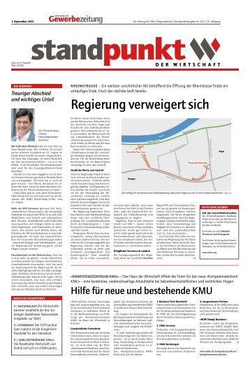 Standpunkt 564, 1. September 2023