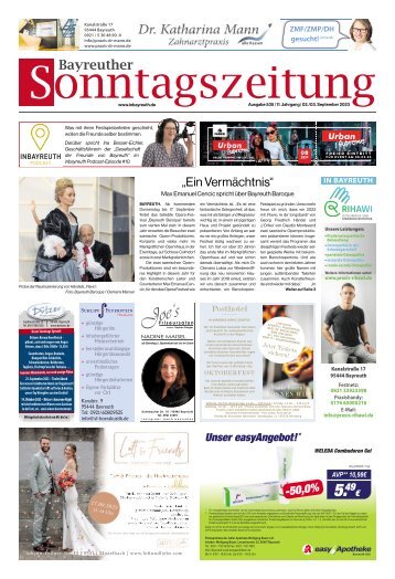 2023-09-03 Bayreuther Sonntagszeitung