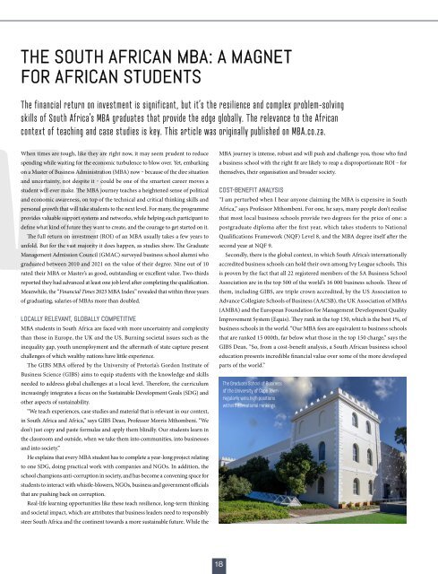 The Journal of African Business Issue 7