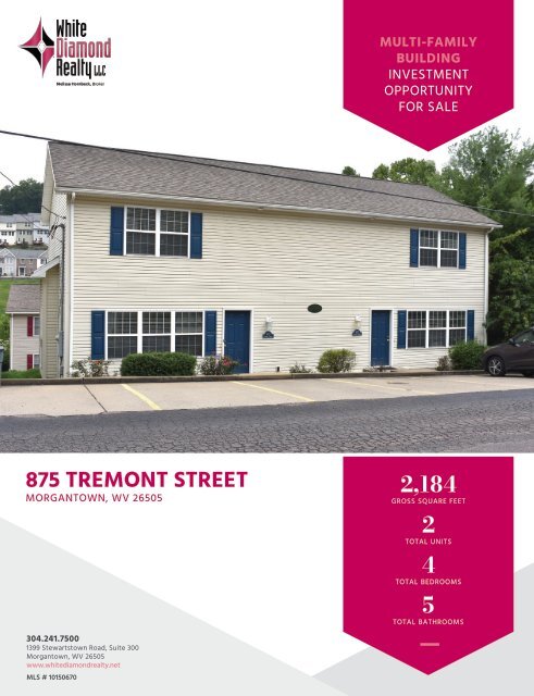 875 Tremont Street Investment Marketing Flyer
