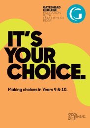 Making choices Year 9 & 10 23/24