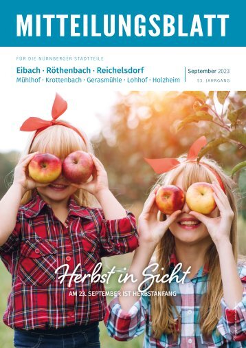 Mitteilungsblatt Nürnberg-Eibach/Reichelsdorf/Röthenbach - September 2023