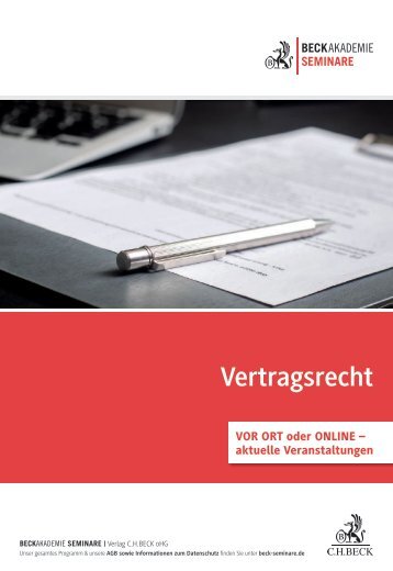 Vertragsrecht 2023/24