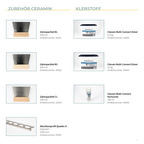 CLASSEN Zubehör Katalog 2023 (DE)