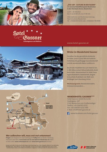 Sommer Prospekt/Preiseliste [PDF] - Hotel Gassner