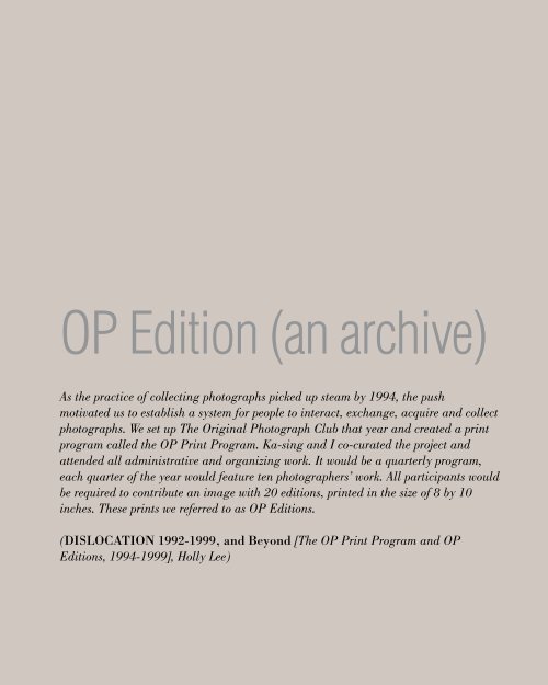 OP edition