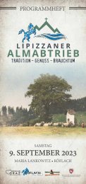 Lipizzaner-Almabtrieb 2023