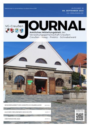 Creußen Journal - Ausgabe 08.09.2023