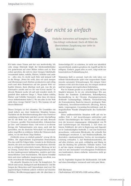 KÜCHENPLANER Magazin Ausgabe 9